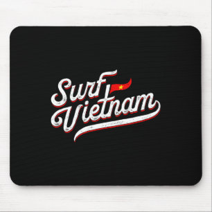 Vietnam Surfing Tee Vintage Trip Vietnamese Surf V Mouse Pad