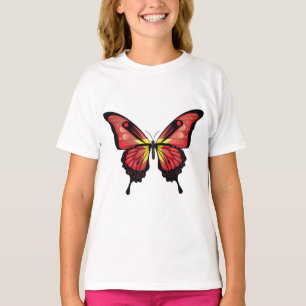 Vietnam Swallowtail Butterfly Flag T-Shirt
