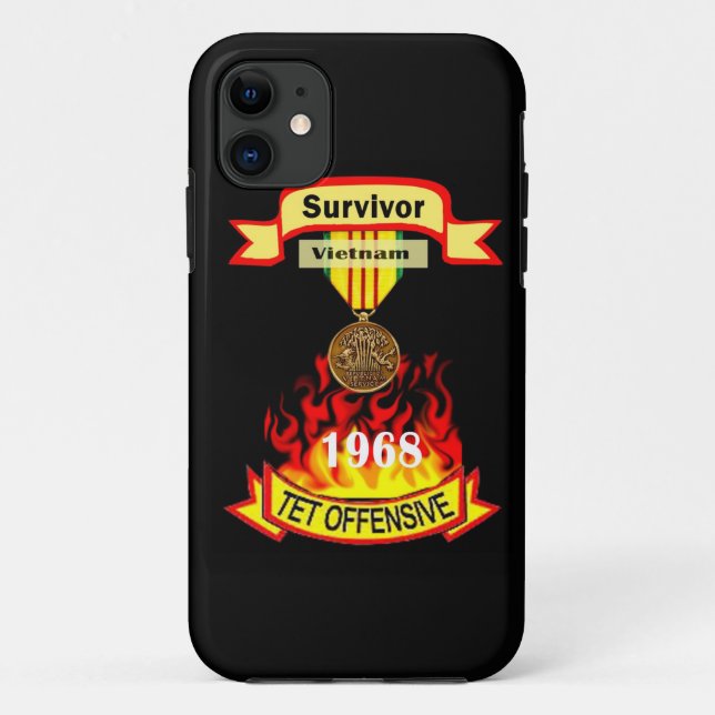 Vietnam Tet Offensive Survivor IPhone 5 Case (Back)