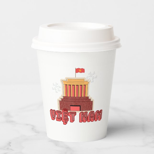 VIETNAM To-Go Cup – Retro Hanoi (Front)