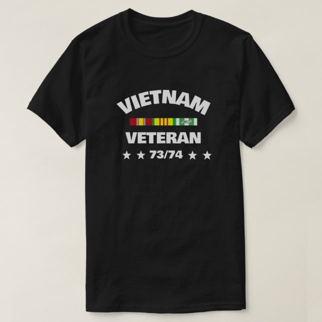 VIETNAM TOUR OF DUTY 73-74 T-Shirt (Design Front)