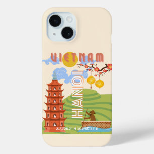Vietnam Travel Art iPhone 15 Case