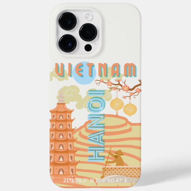 Vietnam Travel Art Case-Mate iPhone Case (Back)