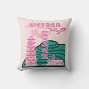 Vietnam Travel Art Cushion