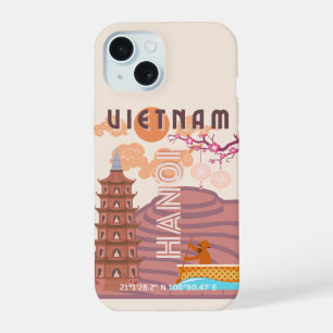 Vietnam Travel Art iPhone 15 Case