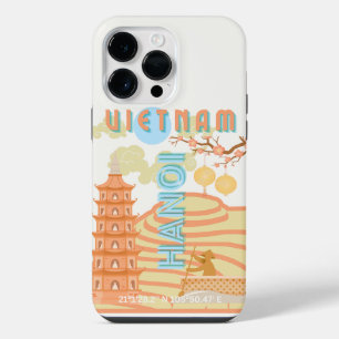 Vietnam Travel Art iPhone 14 Pro Max Case