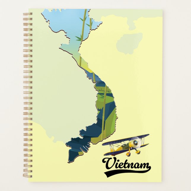 Vietnam Travel map Planner (Front)