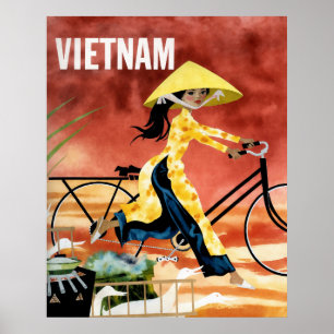 Vietnam travel poster