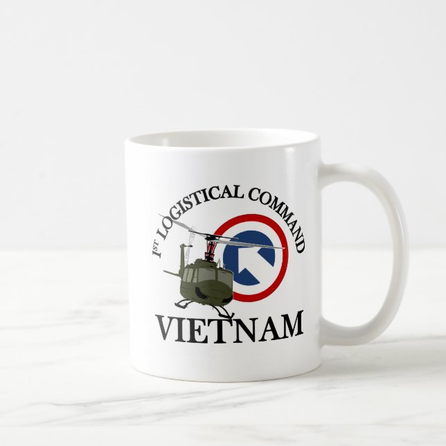 Vietnam Vet - 1st Log Cmd Coffee Mug (Right)
