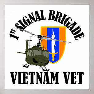 Vietnam Vet - 1st Sig Bde Poster