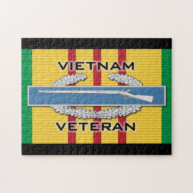 Vietnam Vet CIB Jigsaw Puzzle (Horizontal)