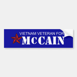 Vietnam Vet for McCain Bumper Sticker