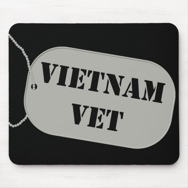 Vietnam Vet Tag Mousepad (Front)