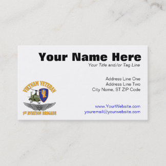 Vietnam Veteran Aircrew Wings Business Card