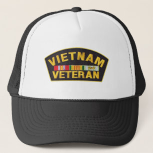 VIETNAM VETERAN AMERICAN HEROES GEAR TRUCKER HAT