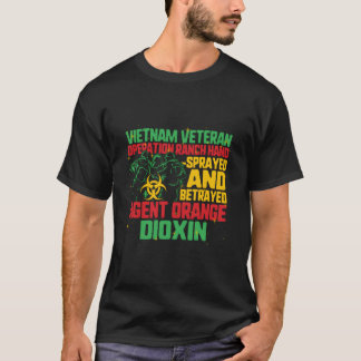 Vietnam Veteran And Orange Agent Survivor Veterans T-Shirt