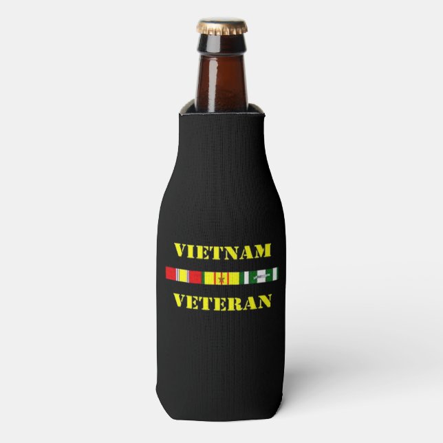 VIETNAM VETERAN BOTTLE COOLER (Bottle Front)