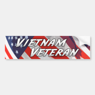 Vietnam Veteran Bumper Sticker