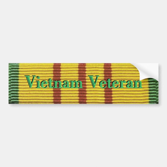 Vietnam Veteran bumper sticker (Front)