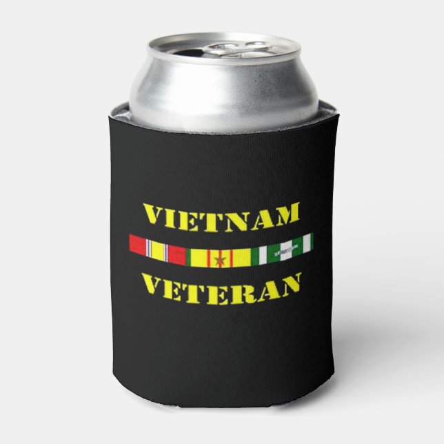 VIETNAM VETERAN CAN COOLER (Can Front)