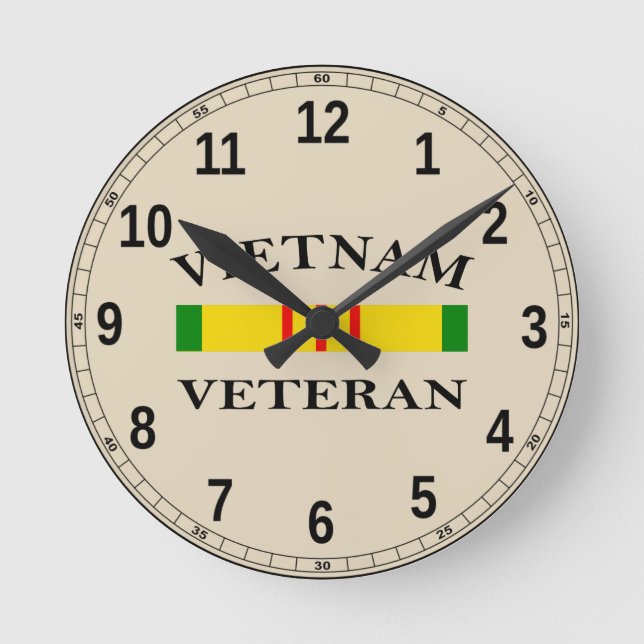 Vietnam Veteran Clock (Front)