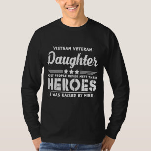 Vietnam Veteran Daughter Vintage Patriotic T-Shirt