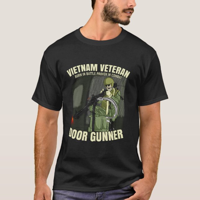 VIETNAM VETERAN DOOR GUNNER T Shirt (Front)