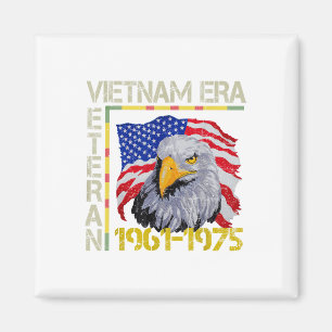 Vietnam Veteran Era 1961 1975 Memorial Flag Americ Magnet