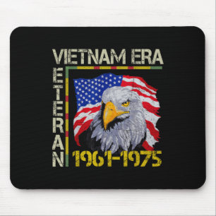 Vietnam Veteran Era 1961 1975 Memorial Flag Mouse Pad