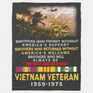 VIETNAM VETERAN FLEECE BLANKET