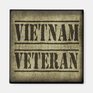 Vietnam Veteran Military Magnet