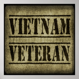 Vietnam Veteran Military Poster