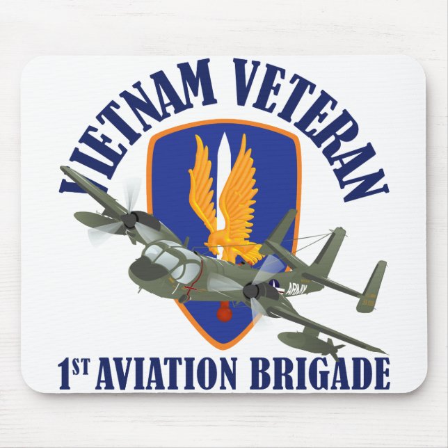 Vietnam Veteran Mohawk Mouse Pad (Front)