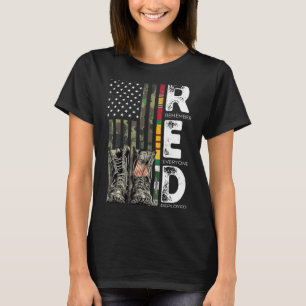 Vietnam Veteran Remember Everyone Deployed RED Fri T-Shirt