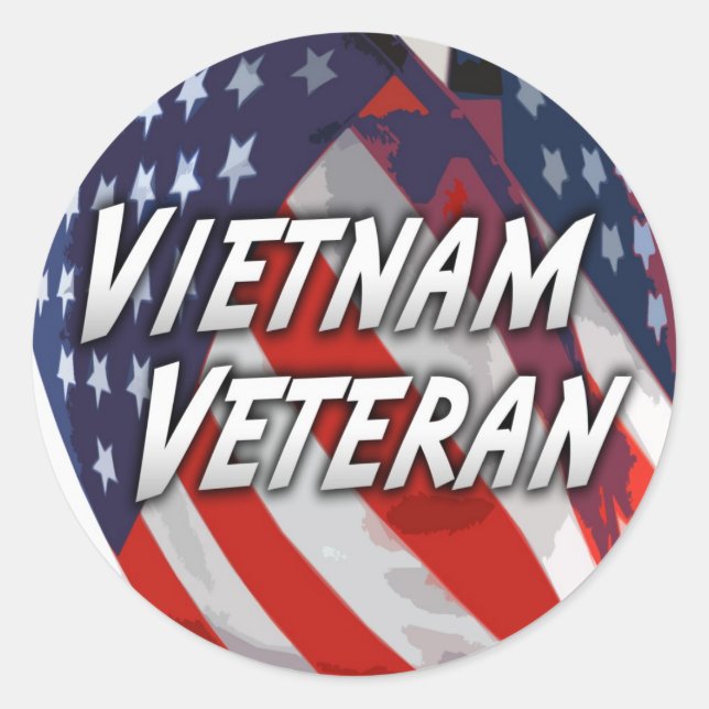 Vietnam Veteran Sticker (Front)