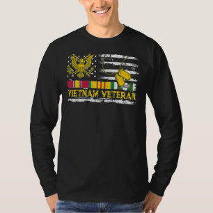 Vietnam Veteran Us Flag Vietnam War Vet Tee