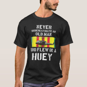 Vietnam Veteran Vet Uh-1 Huey Helicopter  T-Shirt