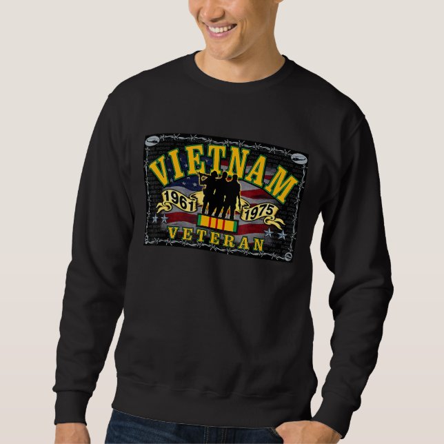 Vietnam Veteran Vintage Sweatshirt (Front)