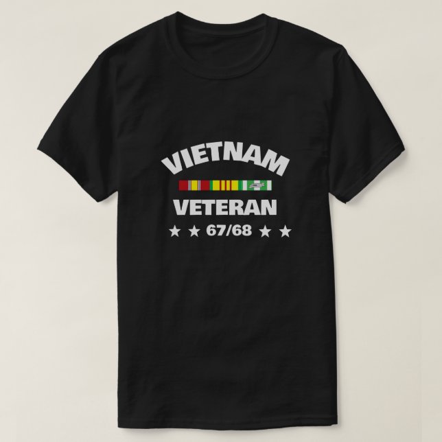 VIETNAM VETERANS 67/68 T-Shirt (Design Front)