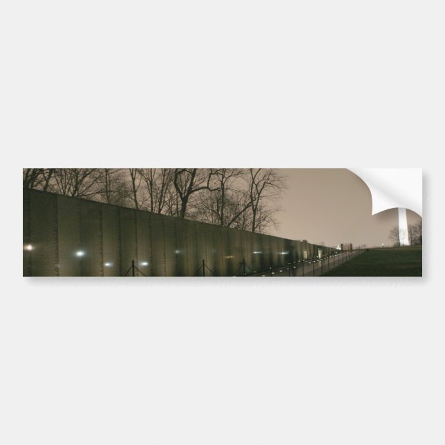Vietnam Veterans Memorial Bumper Sticker (Front)