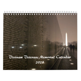 Vietnam Veterans Memorial Calendar 2025
