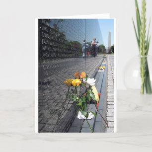 vietnam veterans memorial card