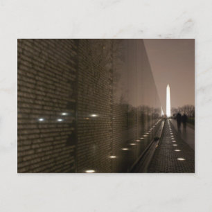 vietnam veterans memorial postcard