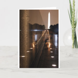 Vietnam Veterans Memorial Wall Photo Card