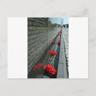 Vietnam veterans Memorial Wall Postcard