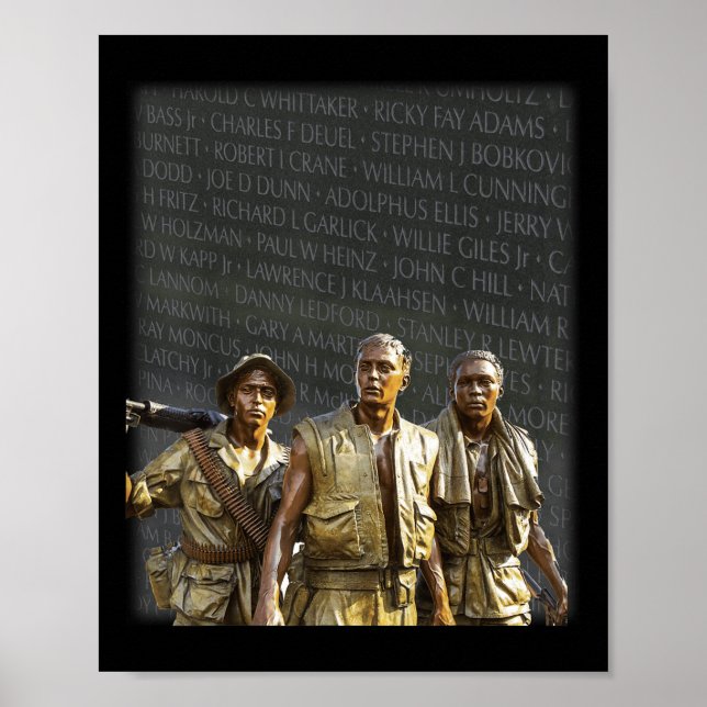 Vietnam Veterans Memorial Wall, Washington  Poster (Front)