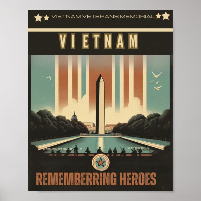 Vietnam Veterans Memorial - Washington, D.C Poster (Front)