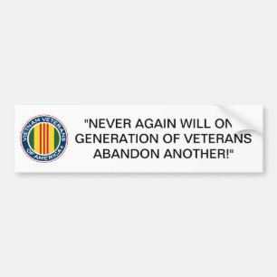 Vietnam Veterans of America Bumper Sticker