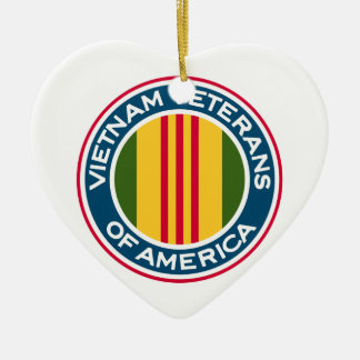Vietnam Veterans of America Logo Ceramic Ornament