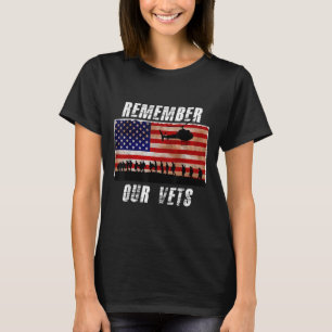 Vietnam Veterans Remember Our Vets Memorial Day T T-Shirt